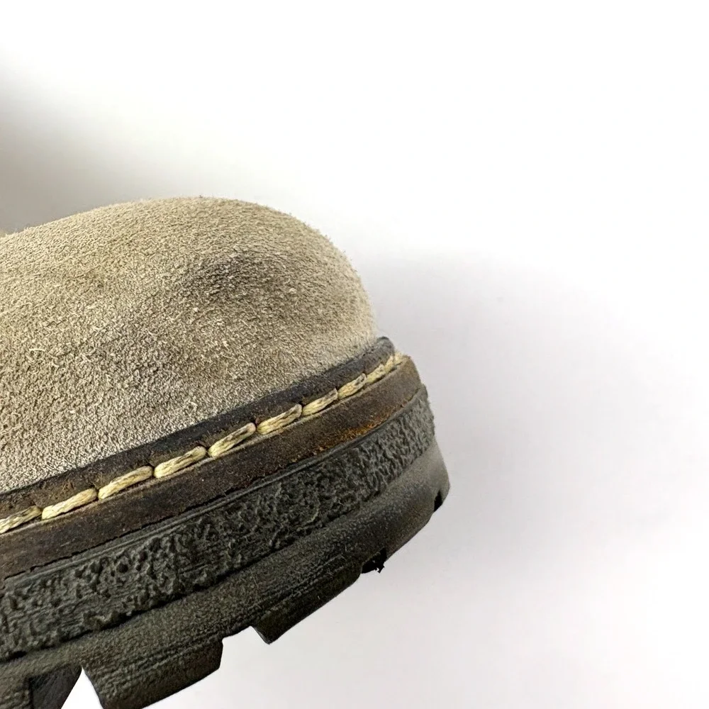 Carlo Pazolini‎ Suede & Fur Winter Boots Womens Sz 38 7.5 Beige Made in Italy